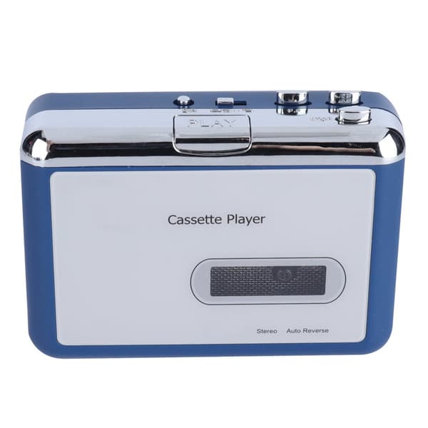 Bluetooth Cassette Player with Auto Reverse - Connects to Headphones or Speakers