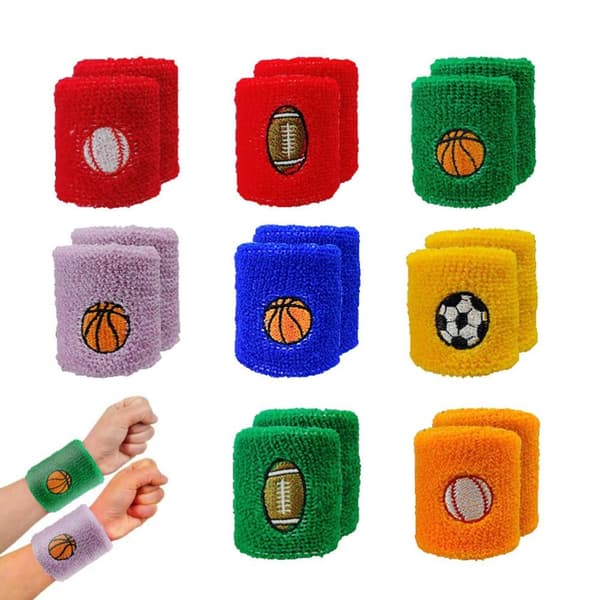 Pustende multifunksjonelle armbånd for barn - 16 stk