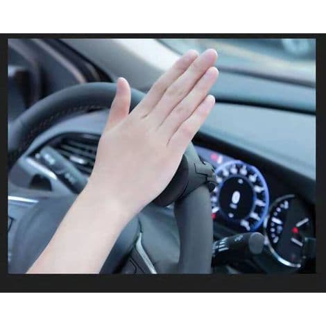 Pallon apukahva, universaali pyörivä apuohjauspyörä autoihin ja kuorma-autoihin (MUSTA)