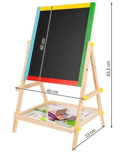 Whiteboard/Blackboard til Børn - Dobbeltsidet