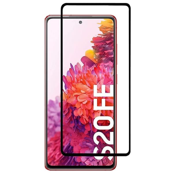 3x Tempered Glass Screen Protector Samsung S20 FE Full Fit, Fingerprint