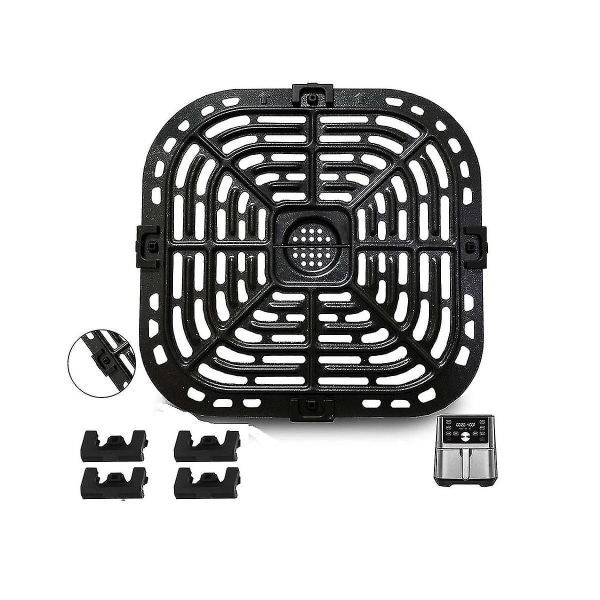 Instant Vortex Plus 6qt Air Fryer Grill Plate, Uppgraderad fyrkantig grillpanna