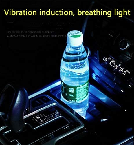 2X Volkswagen LED-bunnplate til koppholder