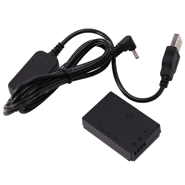 5V 2A Acke12 Ack-e12 USB-strömkabeladapter + Lp-e12 Dr-e12 DC-koppling för Canon EOS M M2 M10 M50 D