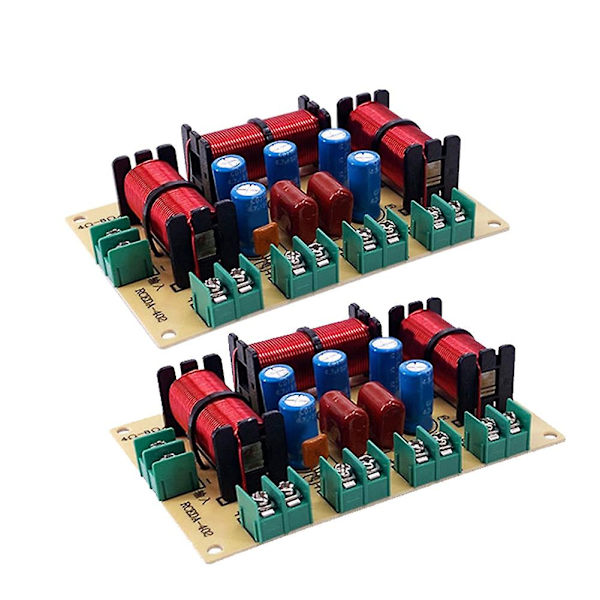 2 kpl 4-tien kaiuttimen diskanttijakaja Kotiteatteri Hifi Stereo Piiri Stereo Audio Crossover