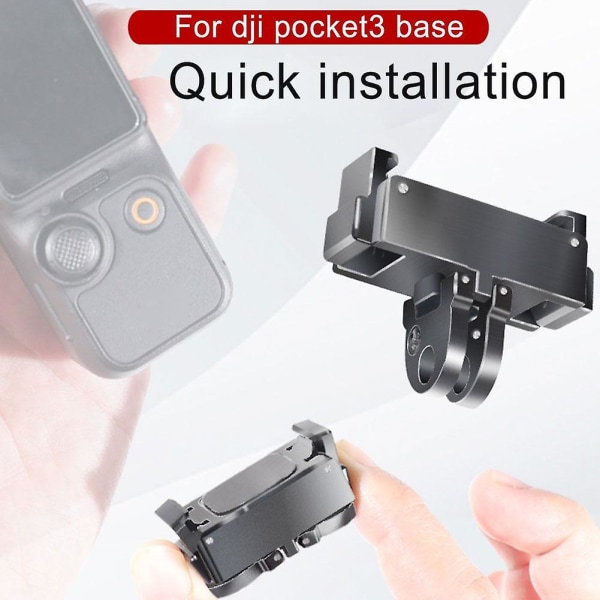 För DJI OSMO Pocket 3 Desktop Base Mount Stativ Snabbkoppling