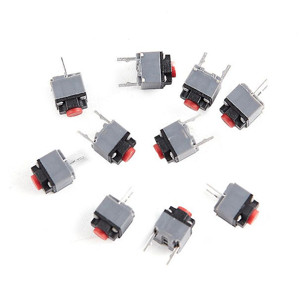 10 kpl Kailh Mute Button 6*6*7.3 hiljainen kytkin langaton hiiren painike mikrokytkin Hfmqv
