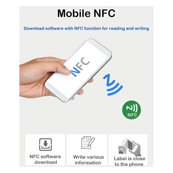 24 kpl NFC Ntag213 TAG Tarra Universaali Tarra RFID Token Patrol 13.56MHz Pikakuvakkeille ETC NFC Tarrat