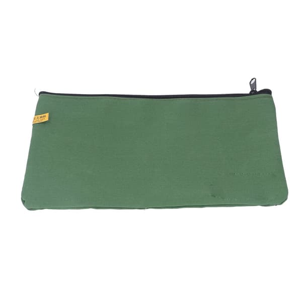 Portable Multifunctional Army Green Canvas Tool Bag 33x19 cm