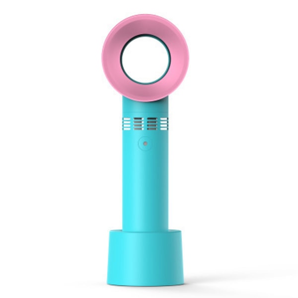 Siipipyörätön kädessä pidettävä tuuletin, mini kannettava tuuletin, USB-pöytätuuletin, henkilökohtainen tuuletin vihreä