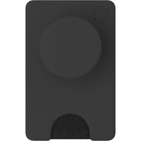 POPSOCKETS Wallet Black Removable Mobile Wallet PopWallet+