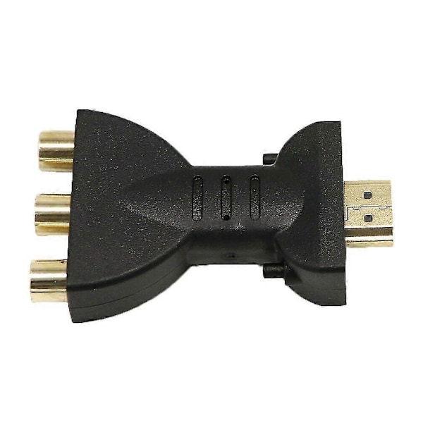 Joustava Kannettava 1080p HDMI-yhteensopiva 3 RCA Video Audio AV -sovitinmuunnin HDTV DVD-projektorille Den-muunnin