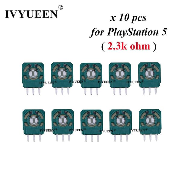 10 st för Playstation 5 Ps5 Controller 3d Thumbsticks Joystick Axis Analog Sensor 3 Pin Modul Mikroströmbrytare Knapp