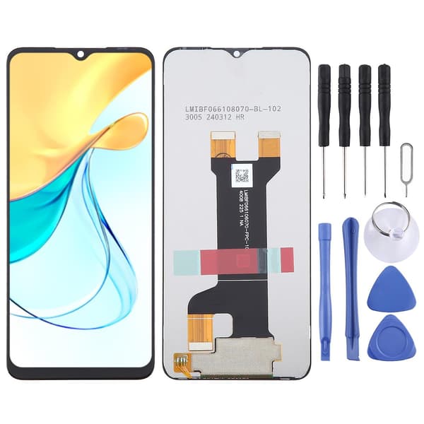 Til ZTE Blade V50 Design 5G LCD Digitizer Fuld Samling