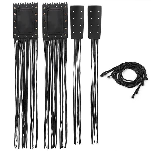 2 st Motorcykel Handtag Tassel Fransen Greppskydd Spakskydd Universal