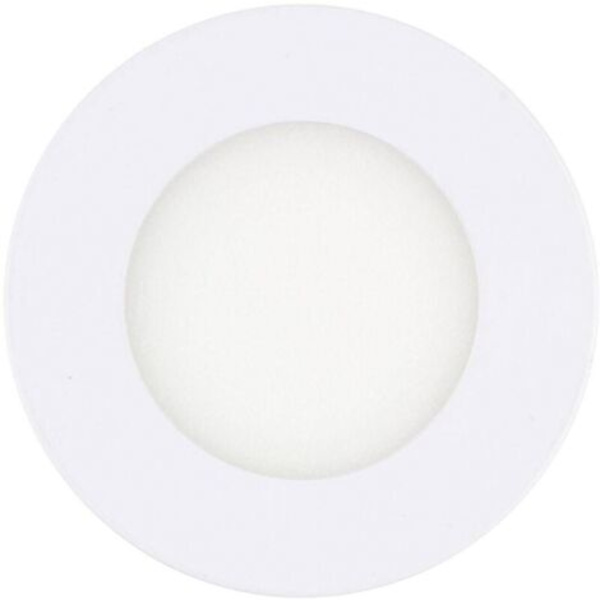 Forsænket LED Panel Spotlight Rund Ekstra-Flad Cut Downlight Panel Varm Hvid (2,5 tommer)