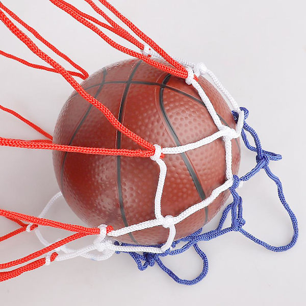 Basketkorg för barn inomhus och utomhus - 32 cm diameter orange förstärkt stativ