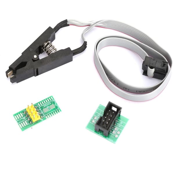 SOIC8 SOP8 Flash Chip IC Testklemme, Tidsbesparende, Sop8-Dip8 Adapterforbindelse, Soic 8/Sop8 Klemmeadapter, til 25 Chips