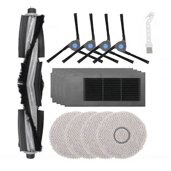 Deebot X2/x2 Omni/x2 Pro -robotti-imurin rulla, sivuharjat, HEPA-suodatin, moppi ja varaosat