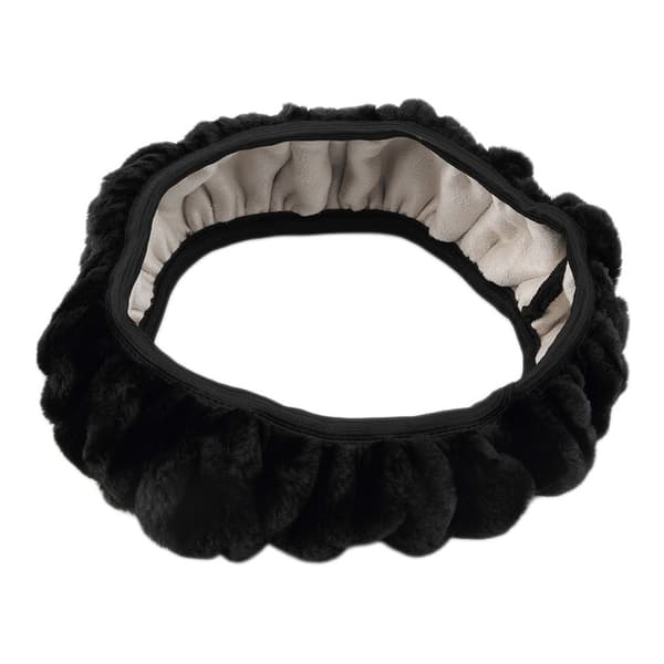 Universal rattmuff svart pels