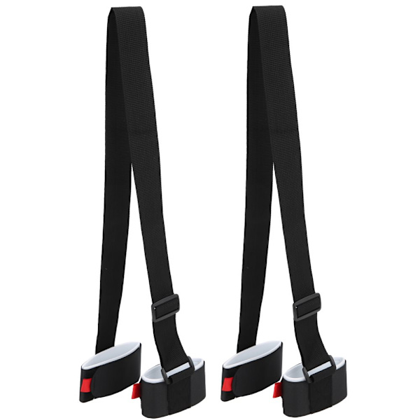 Adjustable Fixing Belt for Strength Training Snowboard and Double Skis (2 Pcs)