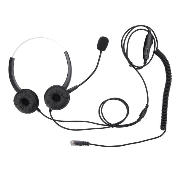 Komfortabelt Krystal RJ9 Støjreducerende Callcenter-Headset