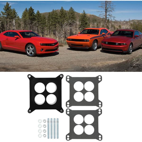 2\" 4-håls förgasarpackning, öppen centrumstil, för utbyte på Holley SBC BBC-motor