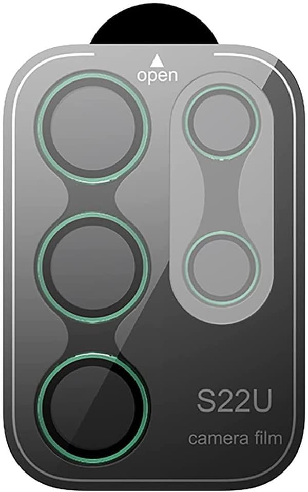 Green Samsung S22 Ultra Camera Lens Protector