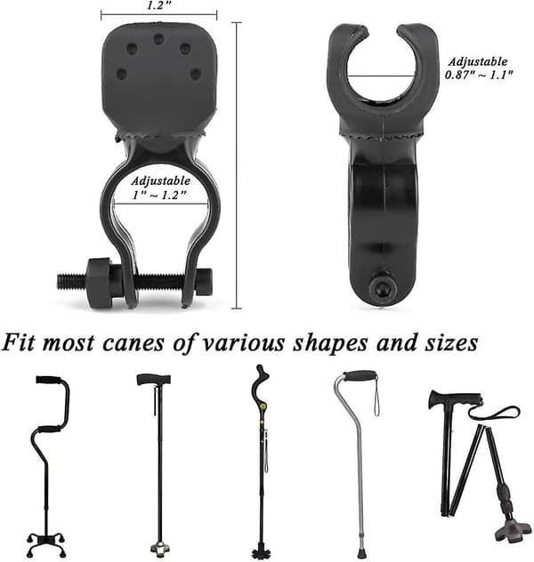 Stikholder til Drive Rollator, Walker, Rollestol - Universal Krykker Stik