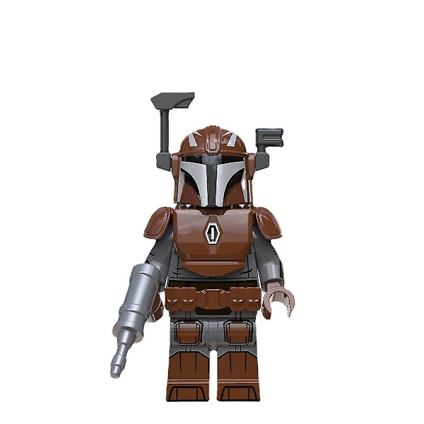 8-delad uppsättning av Star Wars Minifigure Clones Jan Goffett Minifigure Monterad Minifigure Leksak Minifigure Dock Byggklossleksaker