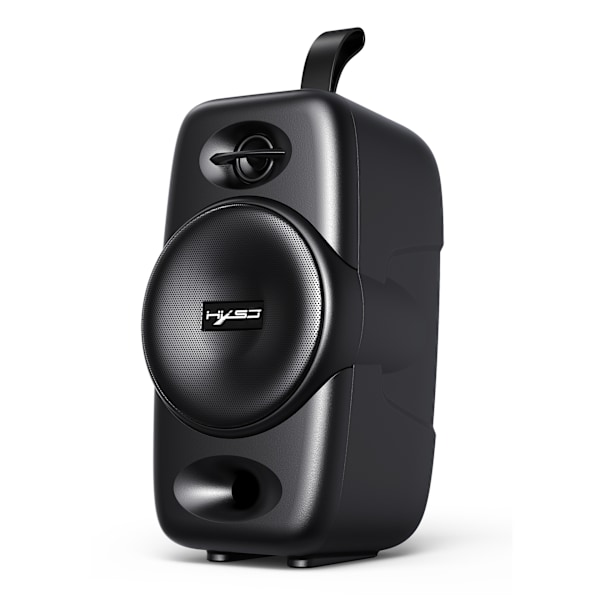 Sort Mobil Højttaler Bluetooth 5.0 Desktop Trådløs Højttaler Subwoofer Lydstøtte TWS