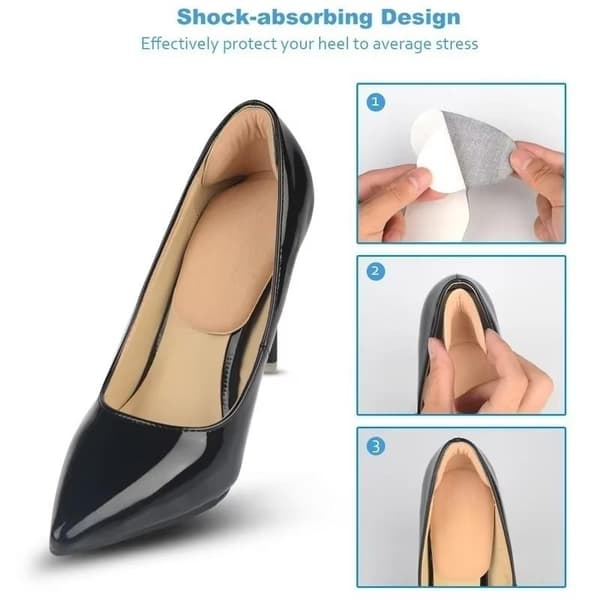 2-pack Heel Inserts - Soft and Effective Shoe Inserts against Chafing -