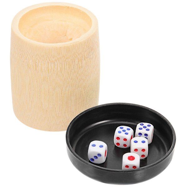 2 Set of Dice Cup with Lid Matching Dice Game Dice Cups KTV Dice Party Favors