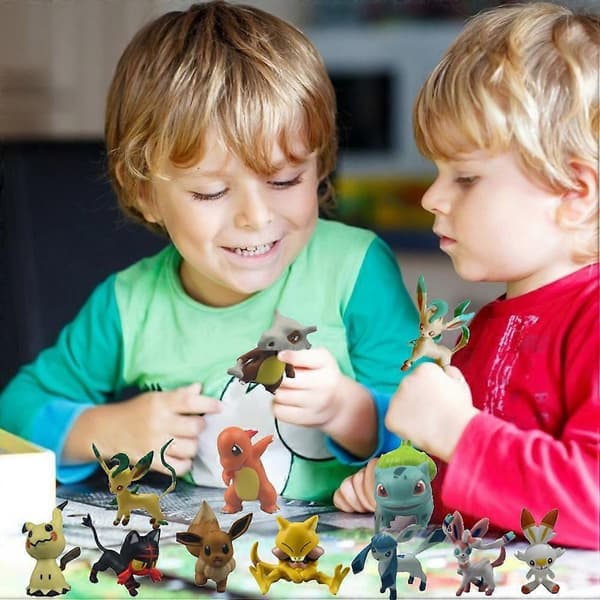 24-delt Mini Anime Julekalender til Børn Jule Nedtælling & Gaver