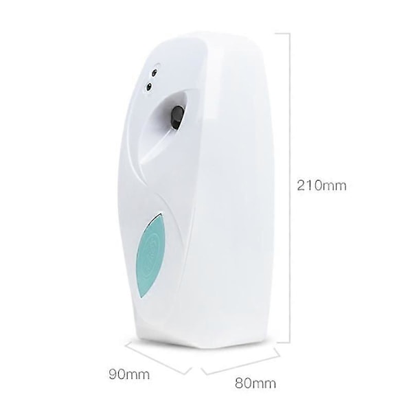 Automatisk luftfräschare spray för badrum, tidsinställd luftfräschare dispenser, väggmonterad, automatisk doft