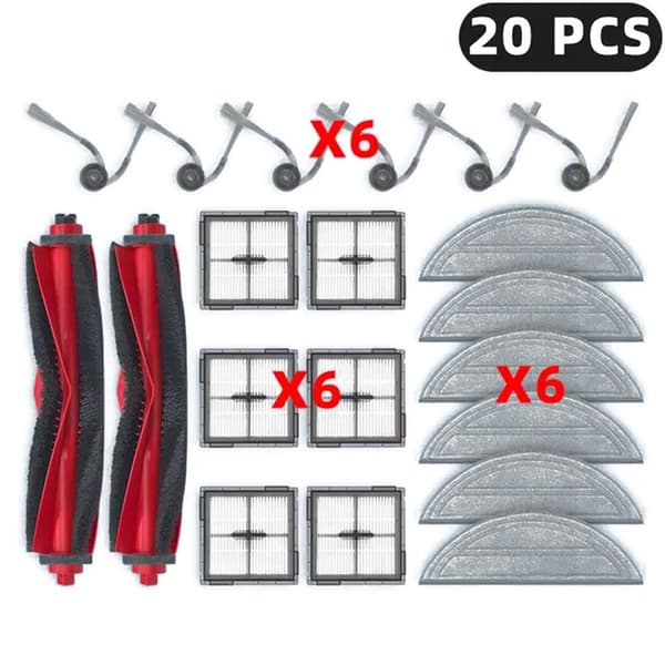 Replacement Accessory Kit for Enhanced Cleaning for Roborock Q10 S5