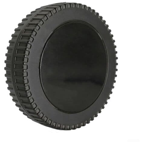 2-pack 175 mm plasthjul för grill