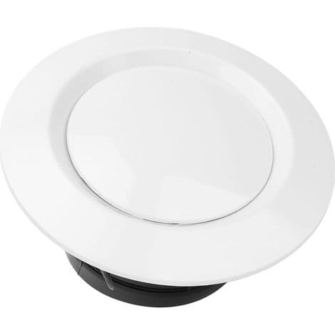 75 mm rund luftventil, justerbar ABS-plast takdiffusor for soverom, bad, stue