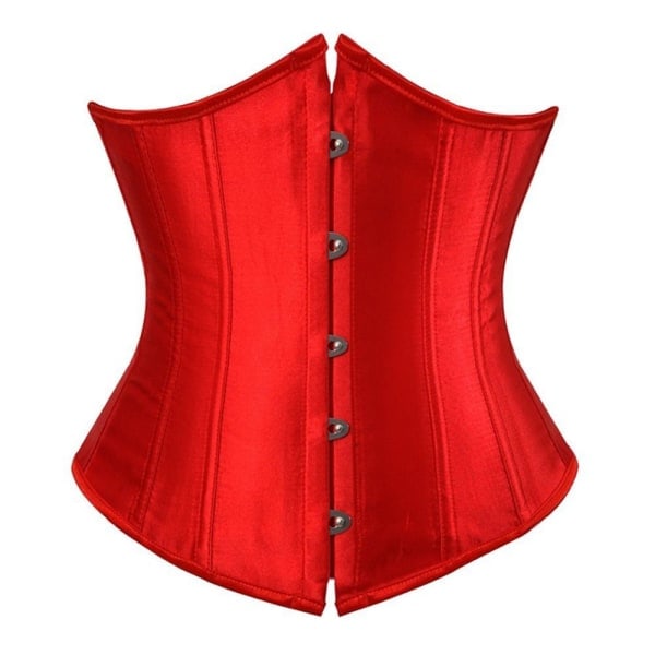 Underbust Korsett Corselett Underkläder RÖD XL röd XL