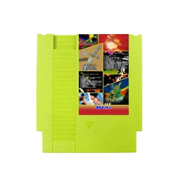 Forever GAMES OF 852-in-1 (405+447) Spel för Konsol, 1024MBit Flash Chip används - Grön