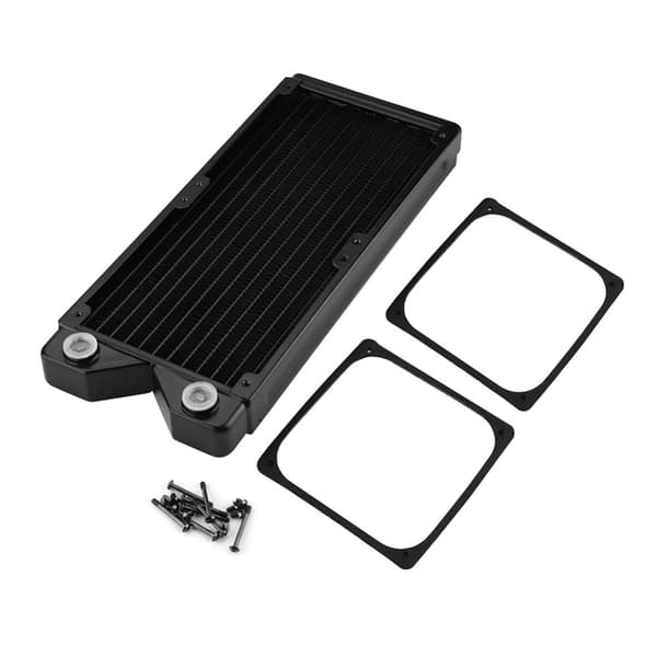 240 mm kopparvattenkylningsradiator för dator