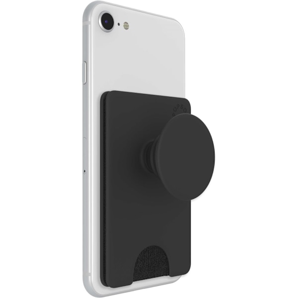 POPSOCKETS Wallet Black Removable Mobile Wallet PopWallet+