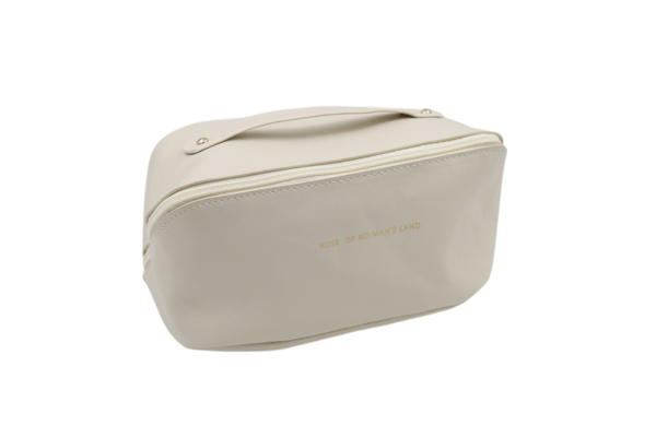 Large & Stylish Toiletry Bag - Makeup Bag White