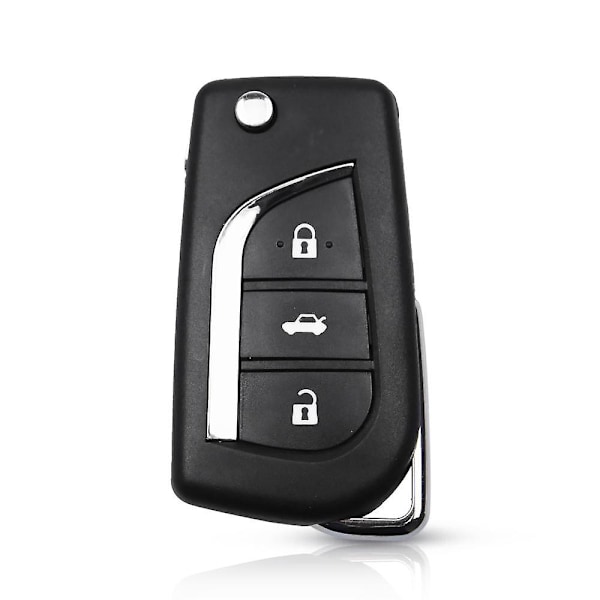 3 painikkeinen taittoavaimen kuori Toyota-autoille
