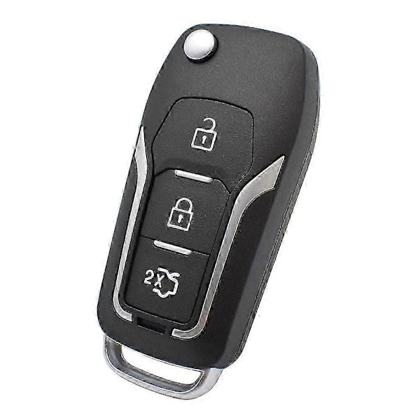 Bil Fjärrnyckel Fodral Flip Skal Skydd För Ford Fiesta B-Max C-Max S-Max Eco Sport Mondeo Focus Cabriolet Galaxy 3 Knapp Auto