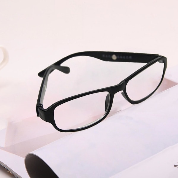 Læsebriller +4,5 +5,0 +5,5 +6,0 grader Optisk linse Briller Briller qd best Black