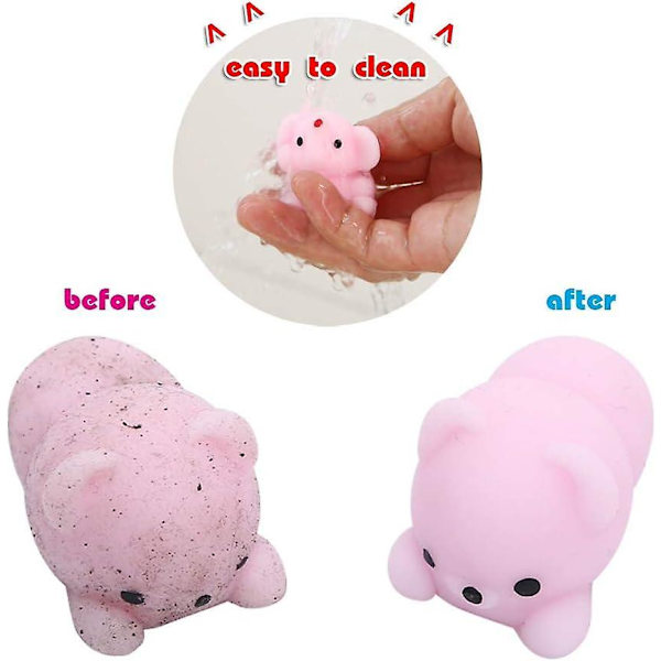Squishies Squishy Legetøj 24stk Party Favors til Børn Mochi Squishy Legetøj moji Børn Mini Kawaii squishies