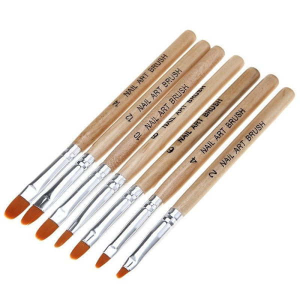 Negleværktøj - 7 Pensler & 5 Dotting Tools til Perfekt