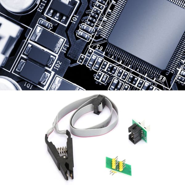 SOIC8 SOP8 Flash Chip IC Testklemme, Tidsbesparende, Sop8-Dip8 Adapterforbindelse, Soic 8/Sop8 Klemmeadapter, til 25 Chips