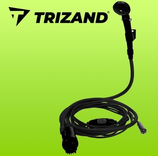 Camping Shower with Water Pump - Portable Shower for Camping